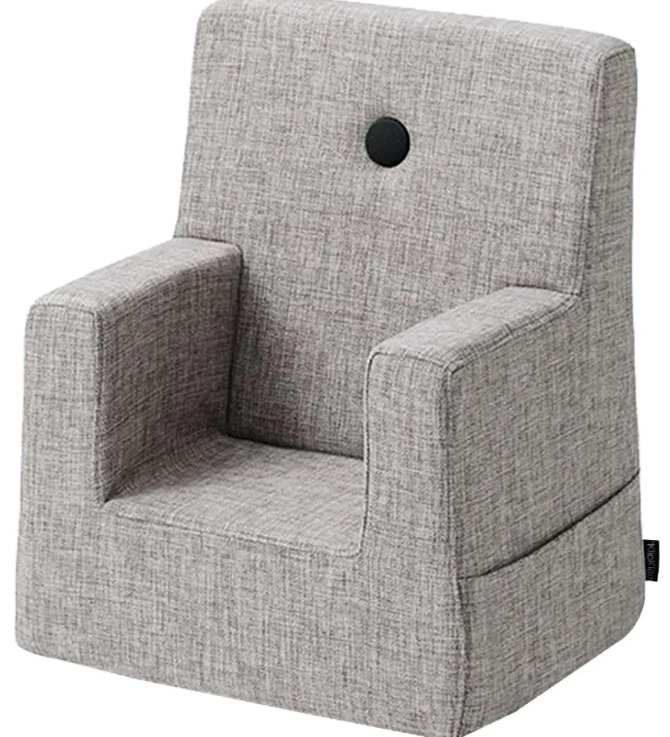 by KlipKlap Lænestol - Kids Chair - 43x43x50 cm - Multi Grey/Gre