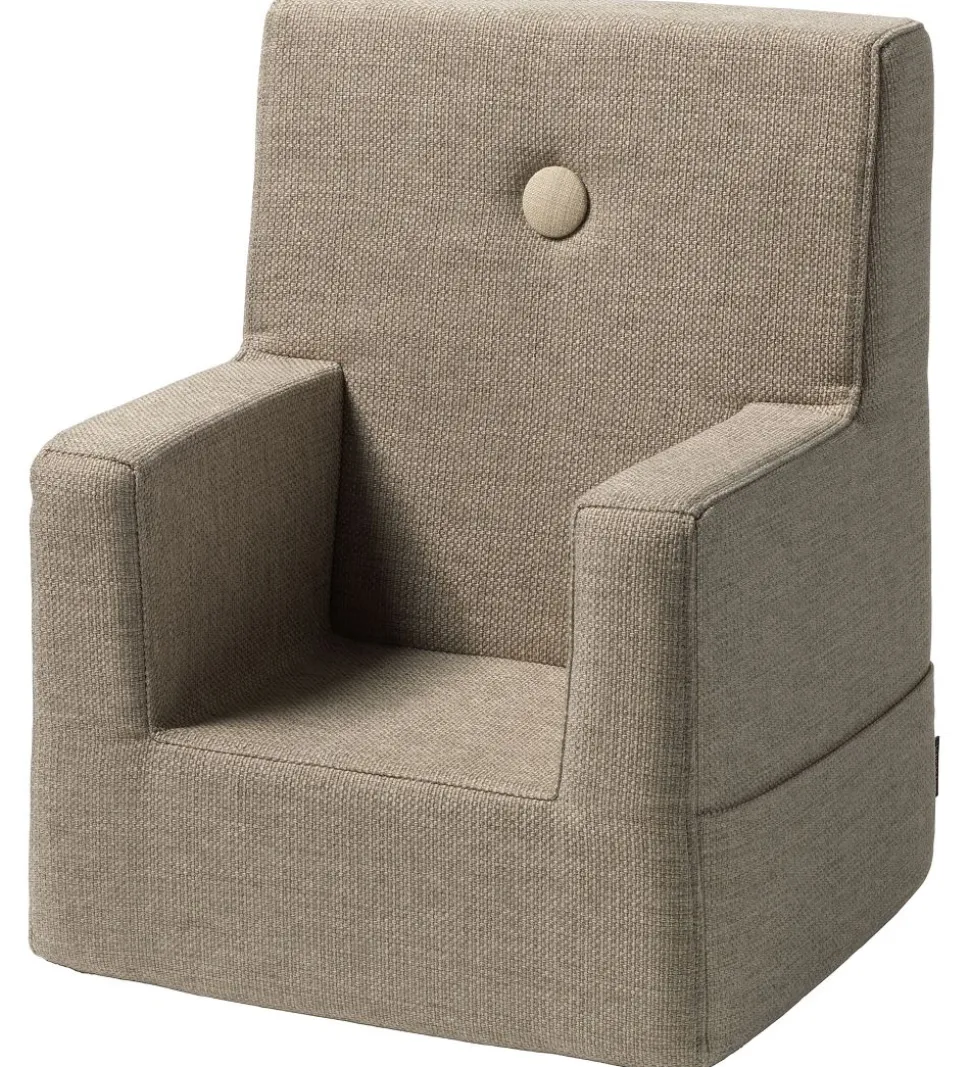 by KlipKlap Lænestol - Kids Chair - 43x43x50 cm - Sand/Sand