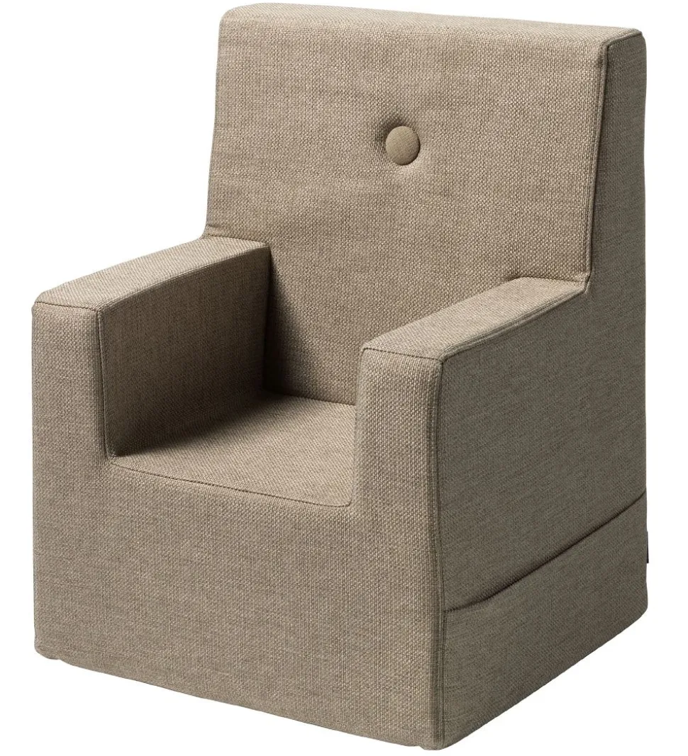 by KlipKlap Lænestol - Kids Chair XL - 49x42x63 cm - Sand/Sand