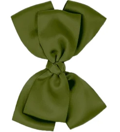 By Stær Dåbsbånd m. Sløjfe - Satin - Double Bow - Moss