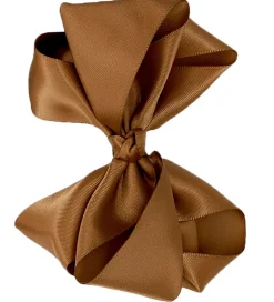 By Stær Dåbsbånd m. Sløjfe - Satin - Golden Brown