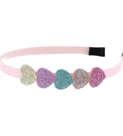 By Stær Hårbøjle - Hjerte - Regnbue Pastel