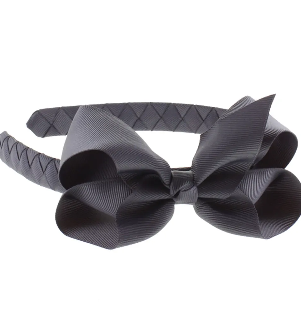 By Stær Hårbøjle - Klassisk Stor Sløjfe - Antrasit