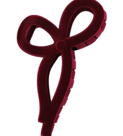 By Stær Hårklemme - Merina Velour - 13 cm - Stor - Bordeaux