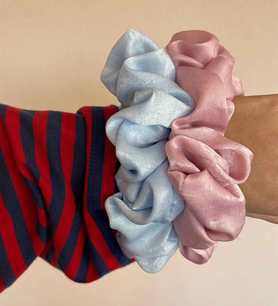 By Stær Scrunchie - Isabella - 18 cm - Lyseblå