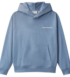 Calvin Klein Hættetrøje - Relaxed - Satin Blue