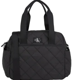 Calvin Klein Pusletaske - Quiltet - Ck Black