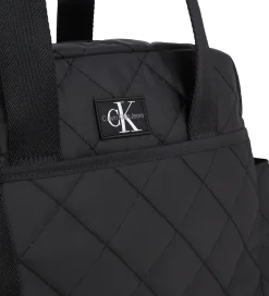 Calvin Klein Pusletaske - Quiltet - Ck Black