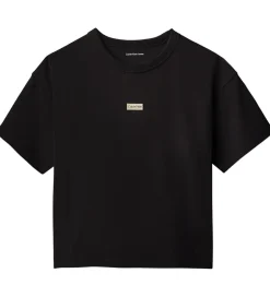 Calvin Klein T-shirt - Folded Logo Label - CKBlack