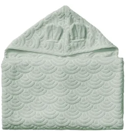 Cam Cam Babyhåndklæde - 70x130 cm - Dusty Green m. Ører