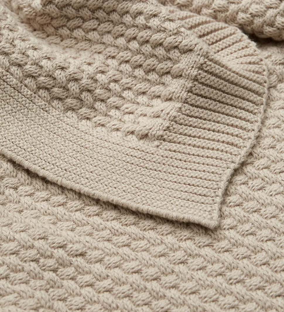 Cam Cam Babytæppe - Strik - Harper - Latte