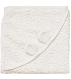 Cam Cam Badeslag - 80x80 - Off-White m. Ører