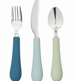 Cam Cam Bestiksæt - Silikone - Rainbow - Ocean Mix