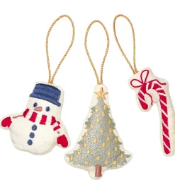 Cam Cam Julepynt-sæt - 3-pak - Snemand