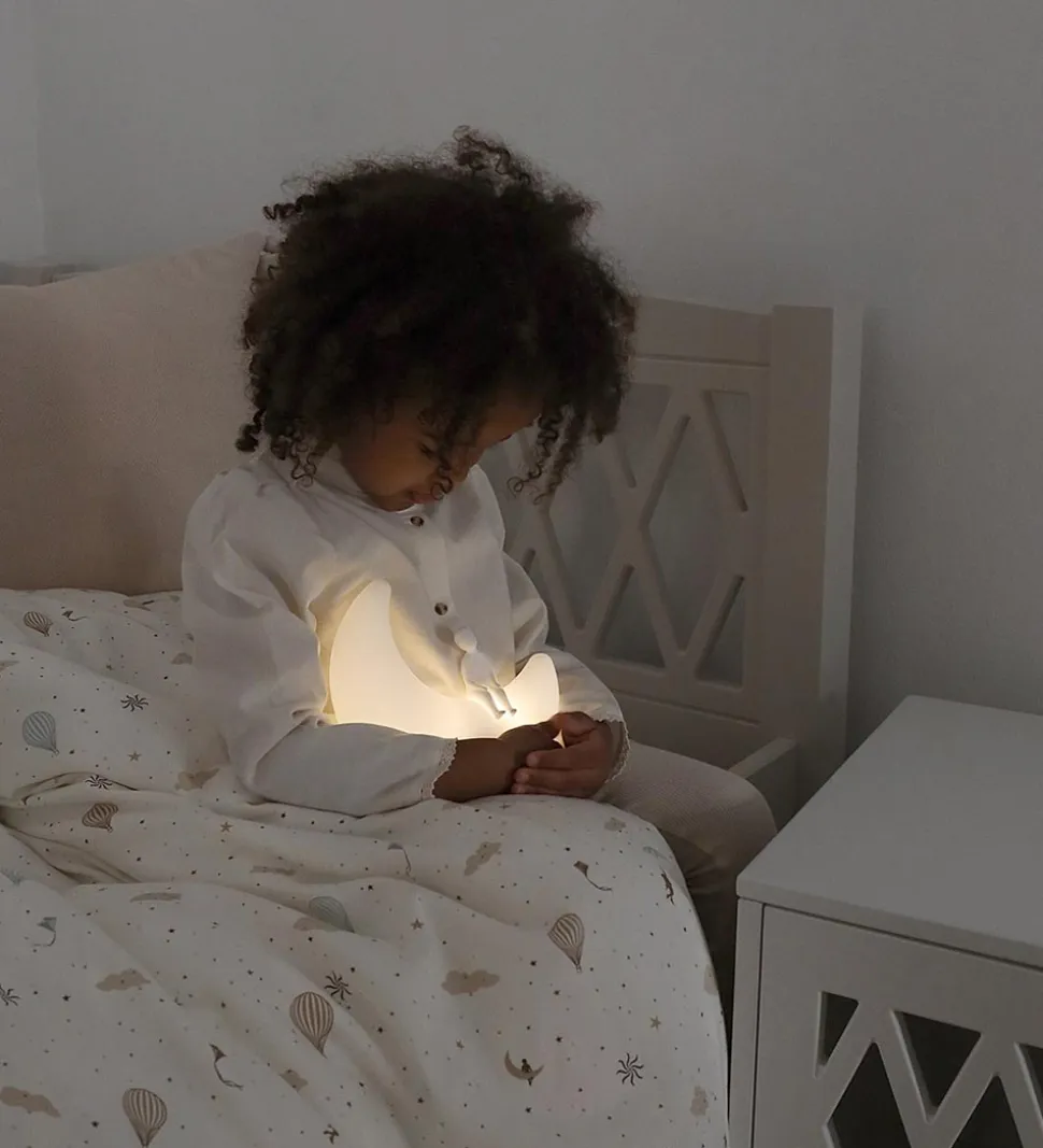 Cam Cam Lampe - Moon Night Light - Off White