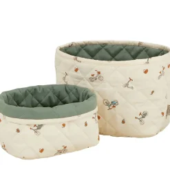 Cam Cam Opbevaringskurve - 2-pak - 22x15/24x17 cm - Bicycles