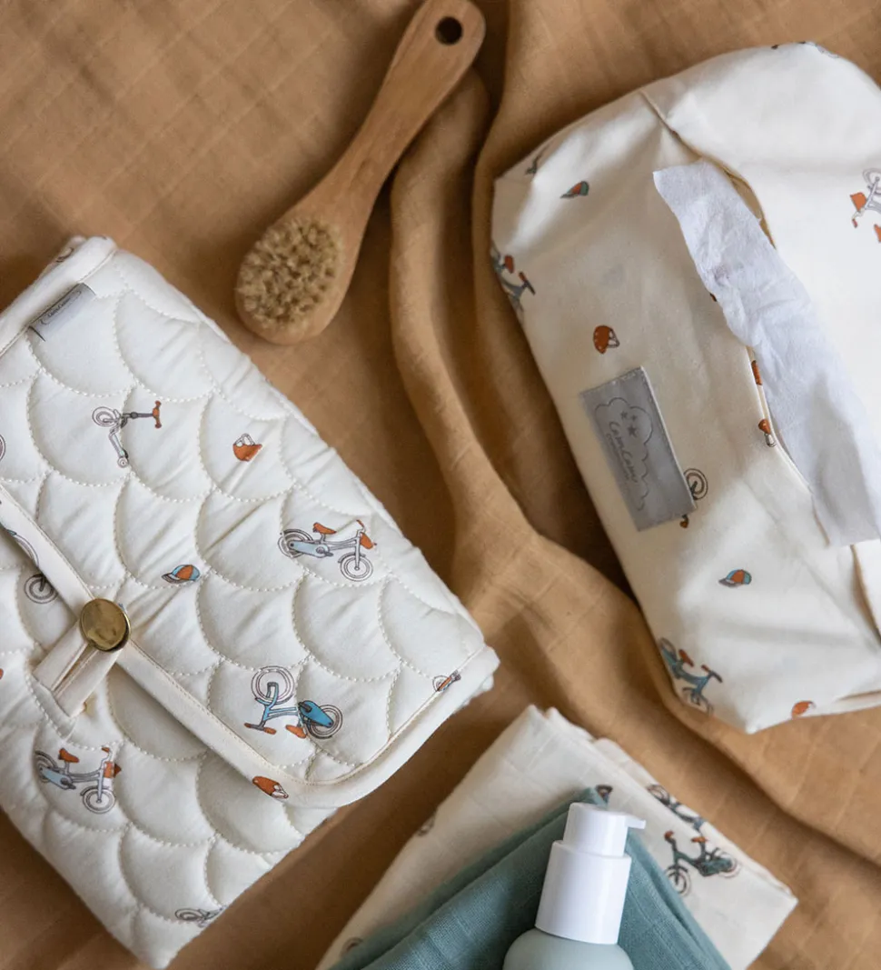 Cam Cam Vådserviet Etui - 22x16,5x5 cm - Bicycles