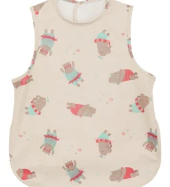 CeLaVi Forklæde - PU - Warm Taupe m. Flodheste