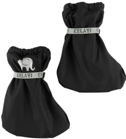CeLaVi Overtrækssko m. Fleece - PU - Sort