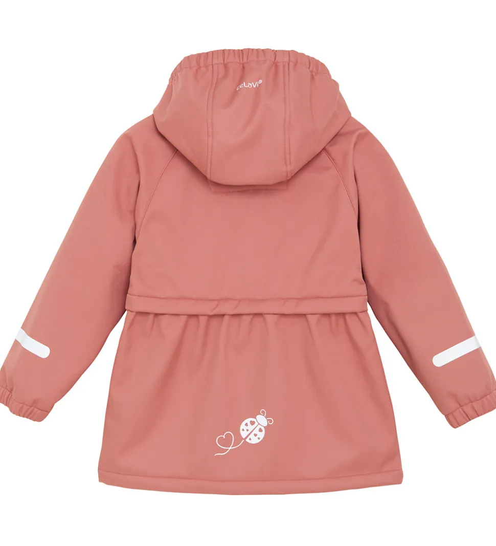 CeLaVi Softshelljakke - Brick Dust