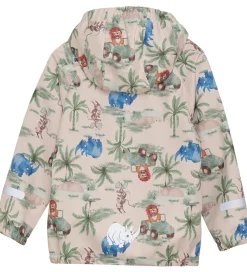 CeLaVi Softshelljakke - Dress Blues/Creme m. Elefanter