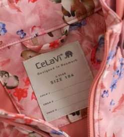 CeLaVi Softshelljakke - Peach Blossom m. Print