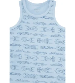 CeLaVi Undertrøjer - 2-pak - Ashley Blue m. Racerbiler