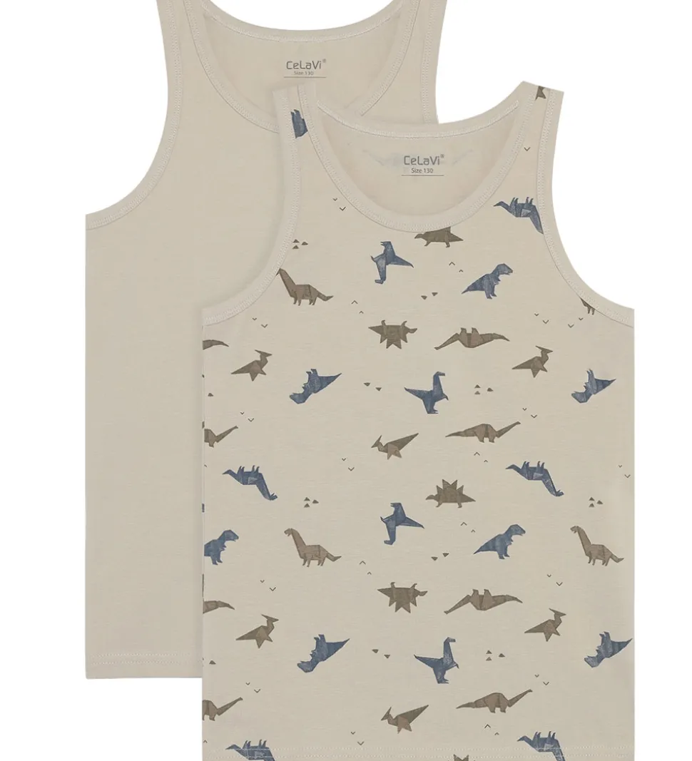 CeLaVi Undertrøjer - 2-pak - Silver Lining