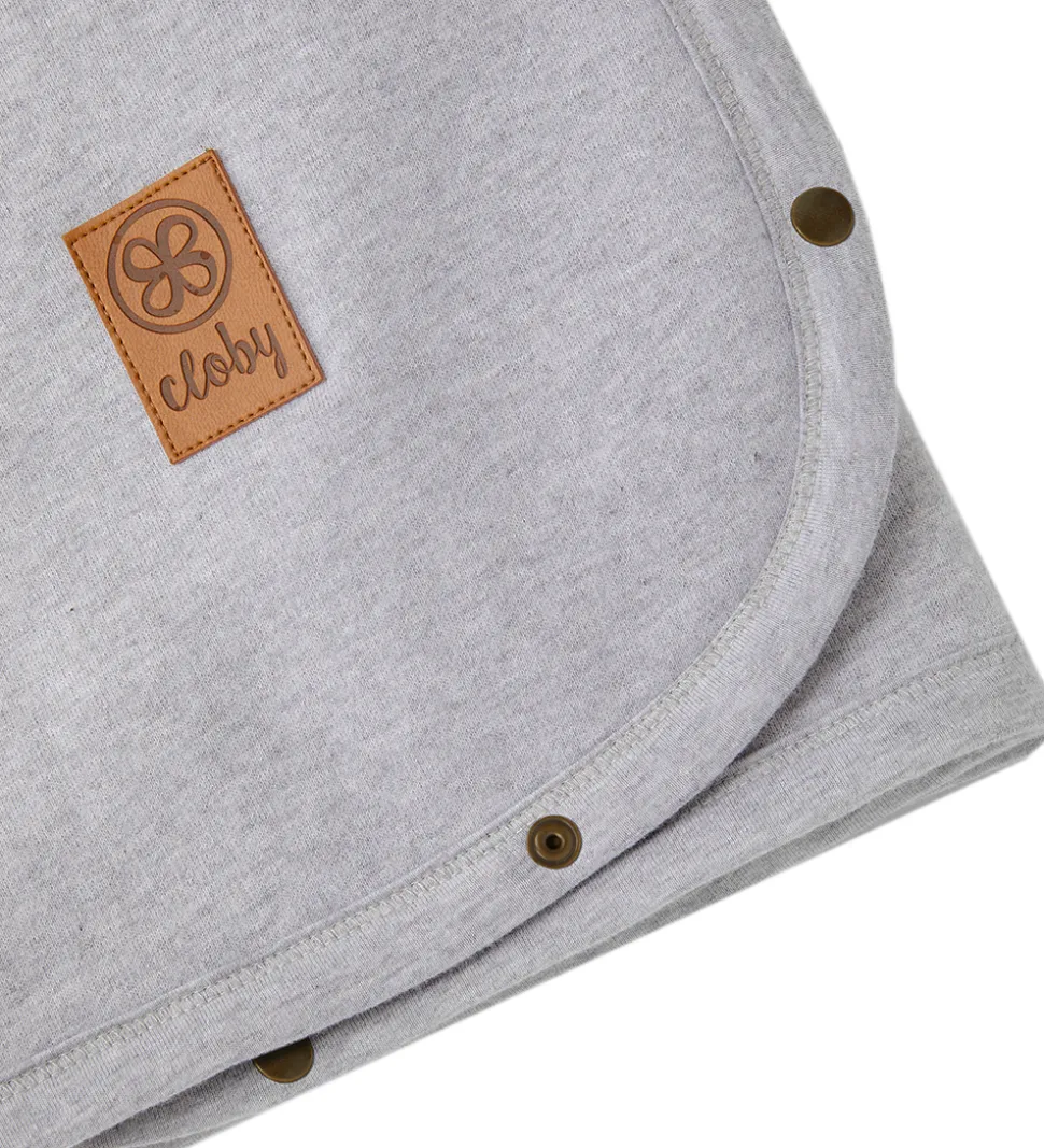 Cloby Teddy Tæppe - 95x75 cm - Grå