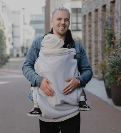 Cloby Teddy Tæppe - 95x75 cm - Grå