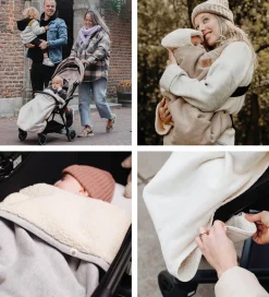 Cloby Teddy Tæppe - 95x75 cm - Grå