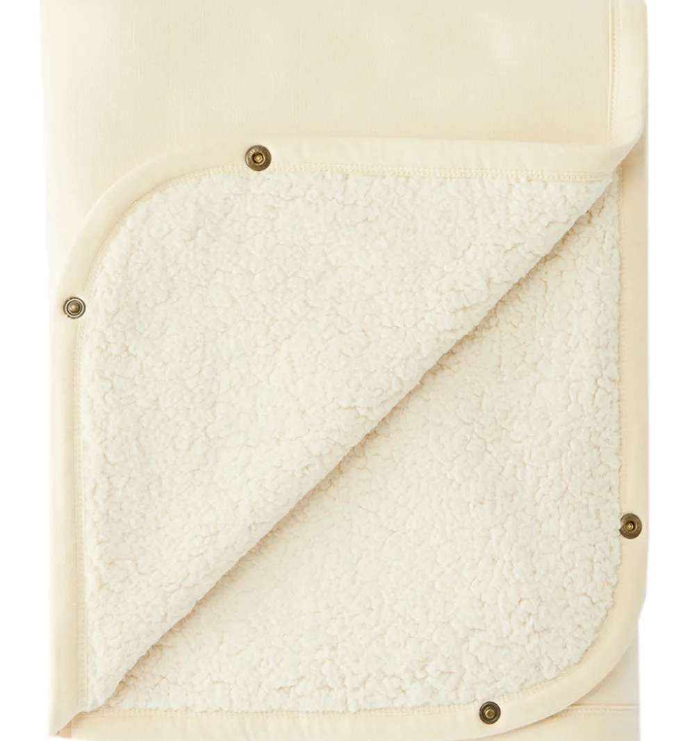 Cloby Teddy Tæppe - 95x75 cm - Off White