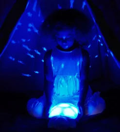 Cloud-B Natlampe - Twilight - 30 cm - Blå Skildpadde