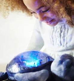 Cloud-B Natlampe m. Lyd - Tranquil Turtle - Ocean - Blå