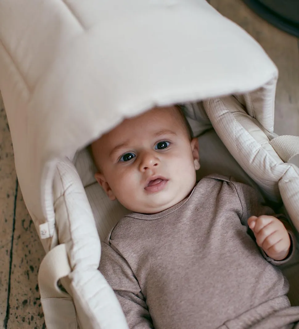 Copenhagen Colors Hætte til Lift/Barnevognspude - 2-i-1 - Creme