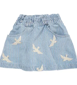 Copenhagen Colors Nederdel - Denim Blue Stripe