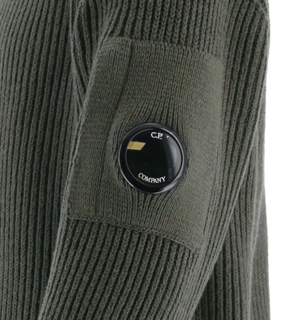 C.P. Company Cardigan - Strik - Grape Leaf Green