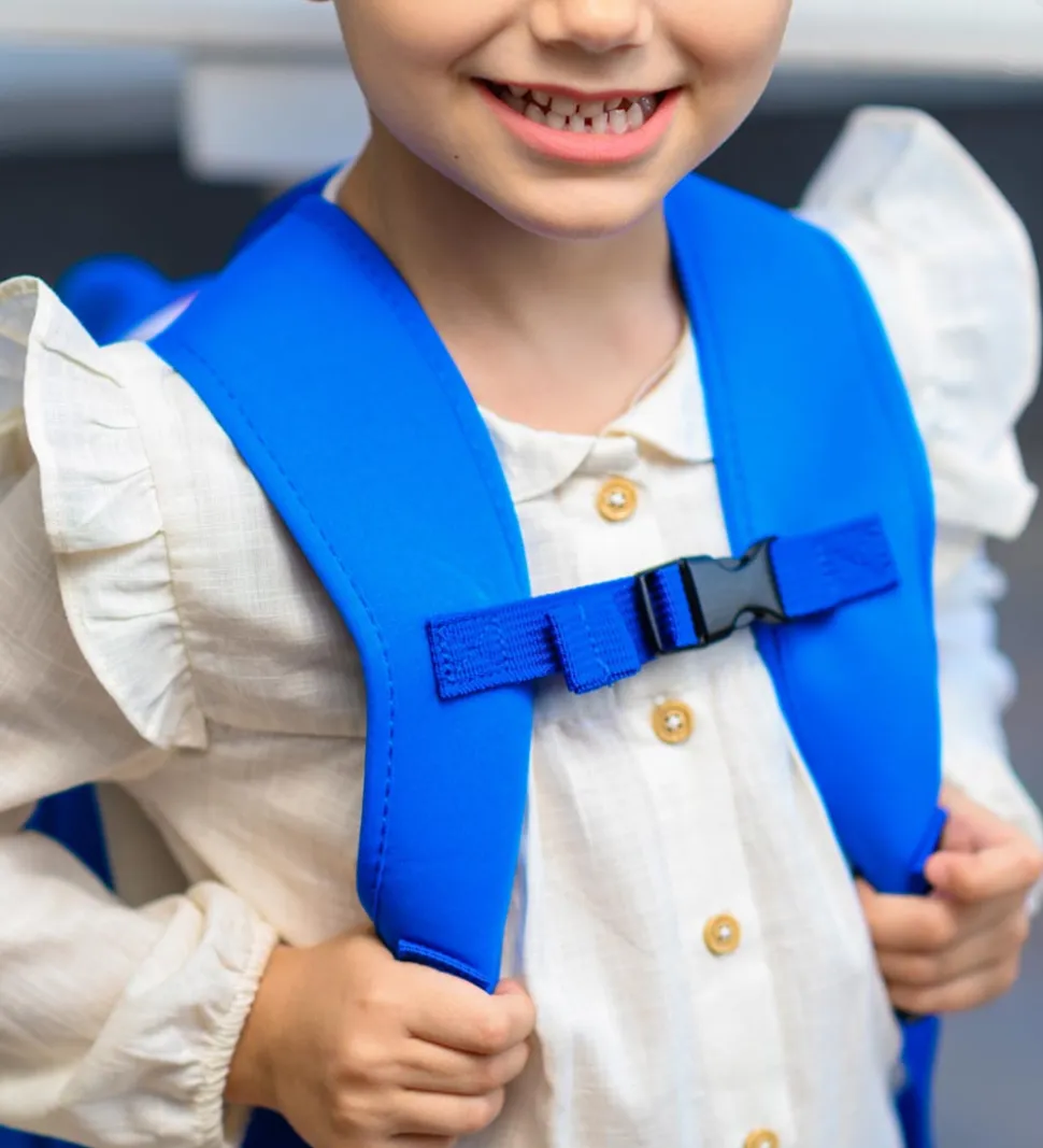 Crazy Safety Børnehavetaske - Dragon - Blå