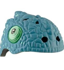 Crazy Safety Cykelhjelm m. Lys - Kamæleon - Mørkeblå