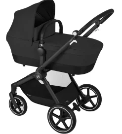 Cybex Klapvogn/Barnevogn - Eos Lux - 2-i-1 - Moon Black
