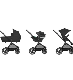 Cybex Klapvogn/Barnevogn - Eos Lux - 2-i-1 - Moon Black