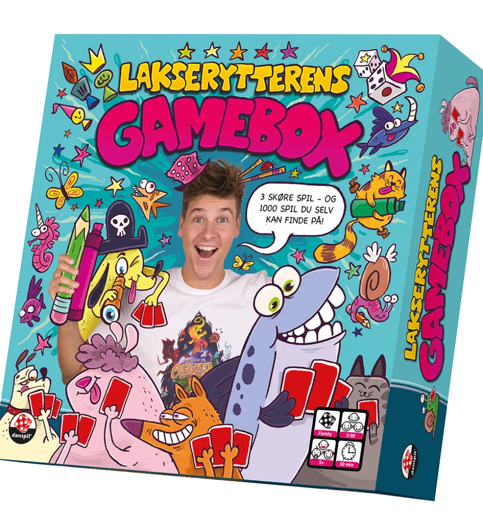 Danspil Brætspil - Lakserytternes Gamebox