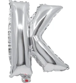 Decorata Party Foileballon - 35 cm - K - Sølv