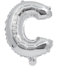 Decorata Party Foileballon - 31 cm - C - Sølv