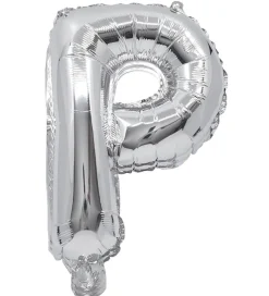 Decorata Party Foileballon - 35 cm - P - Sølv