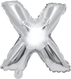 Decorata Party Foileballon - 31 cm - X - Sølv