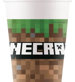 Decorata Party Papkrus - 8-pak - 200 ml - Minecraft