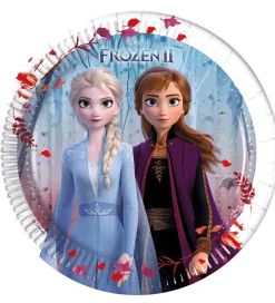 Decorata Party Paptallerkner - 8-pak - 19,5 cm - Frozen II