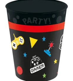 Decorata Party Plastikkopper - 4-pak - 250 ml - Gaming Party