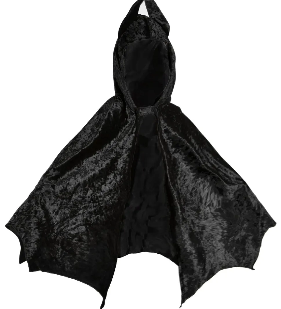 Den Goda Fen Udklædning - Flagermus Kappe - Sort